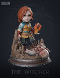 Crimson Flame Weaver | Chibi Unpainted Resin Kit Model