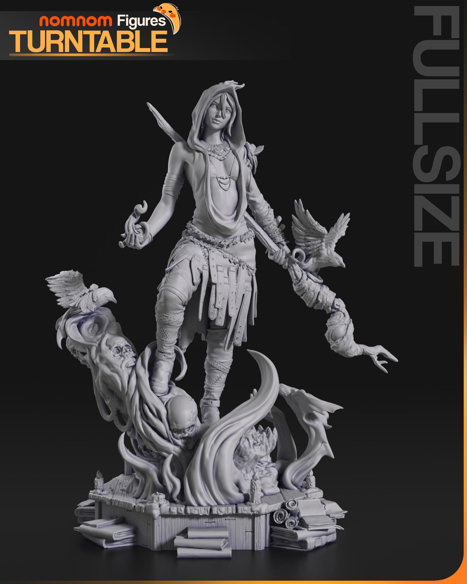 Veilwood Shadow Ranger | 1/10 Unpainted Resin Kit Model