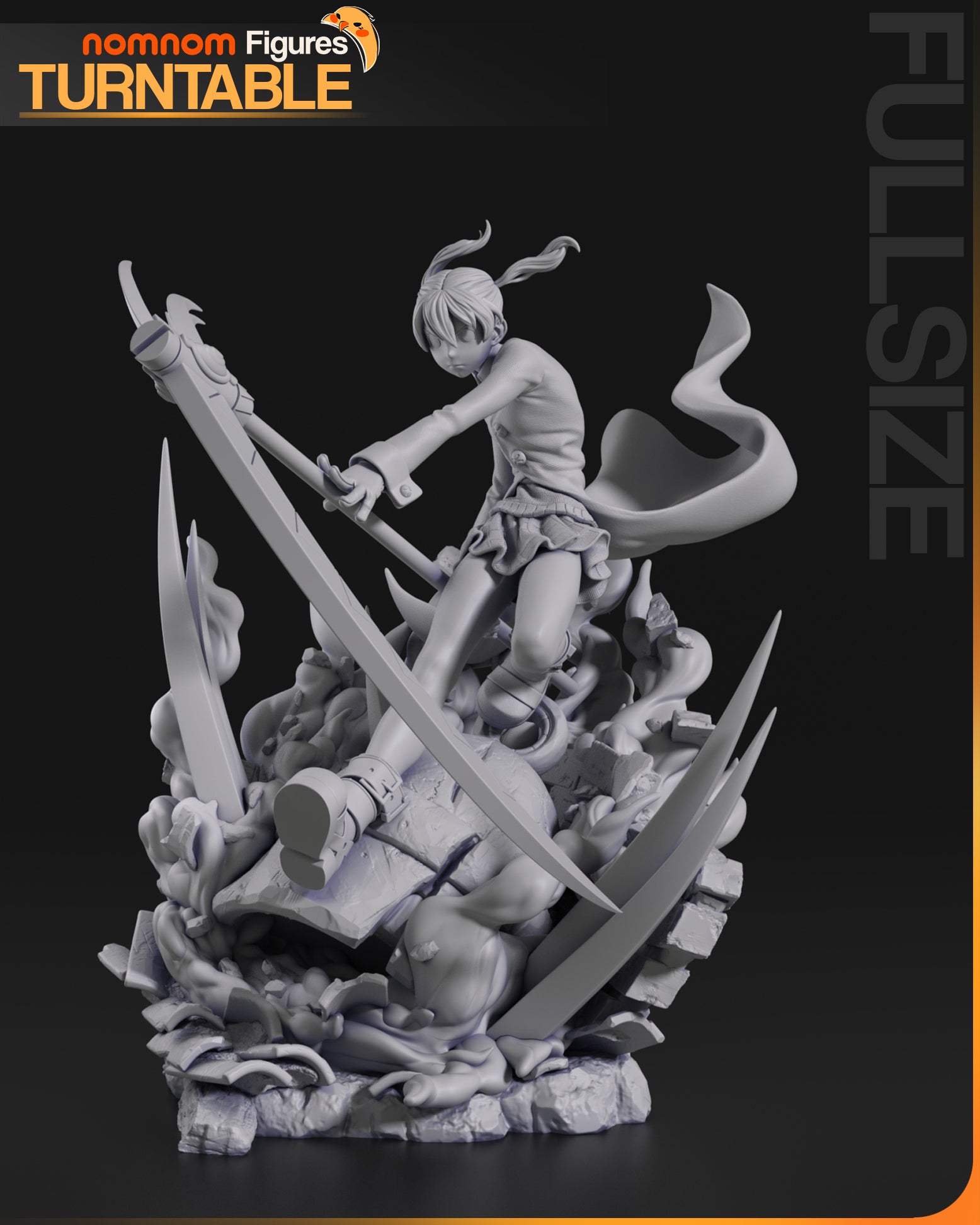 Chaos Scythe Battle Maiden | 1/10 Unpainted Resin Kit