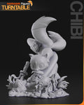 Aetherfox River Warden | Chibi Unpainted Resin Kit Model