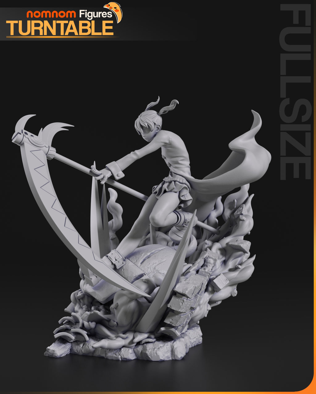 Chaos Scythe Battle Maiden | 1/10 Unpainted Resin Kit