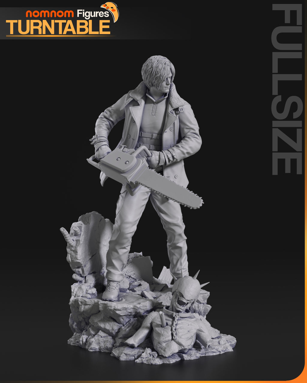 Ruinreaver Chainsaw Warden | 1/10 Unpainted Resin Kit Model