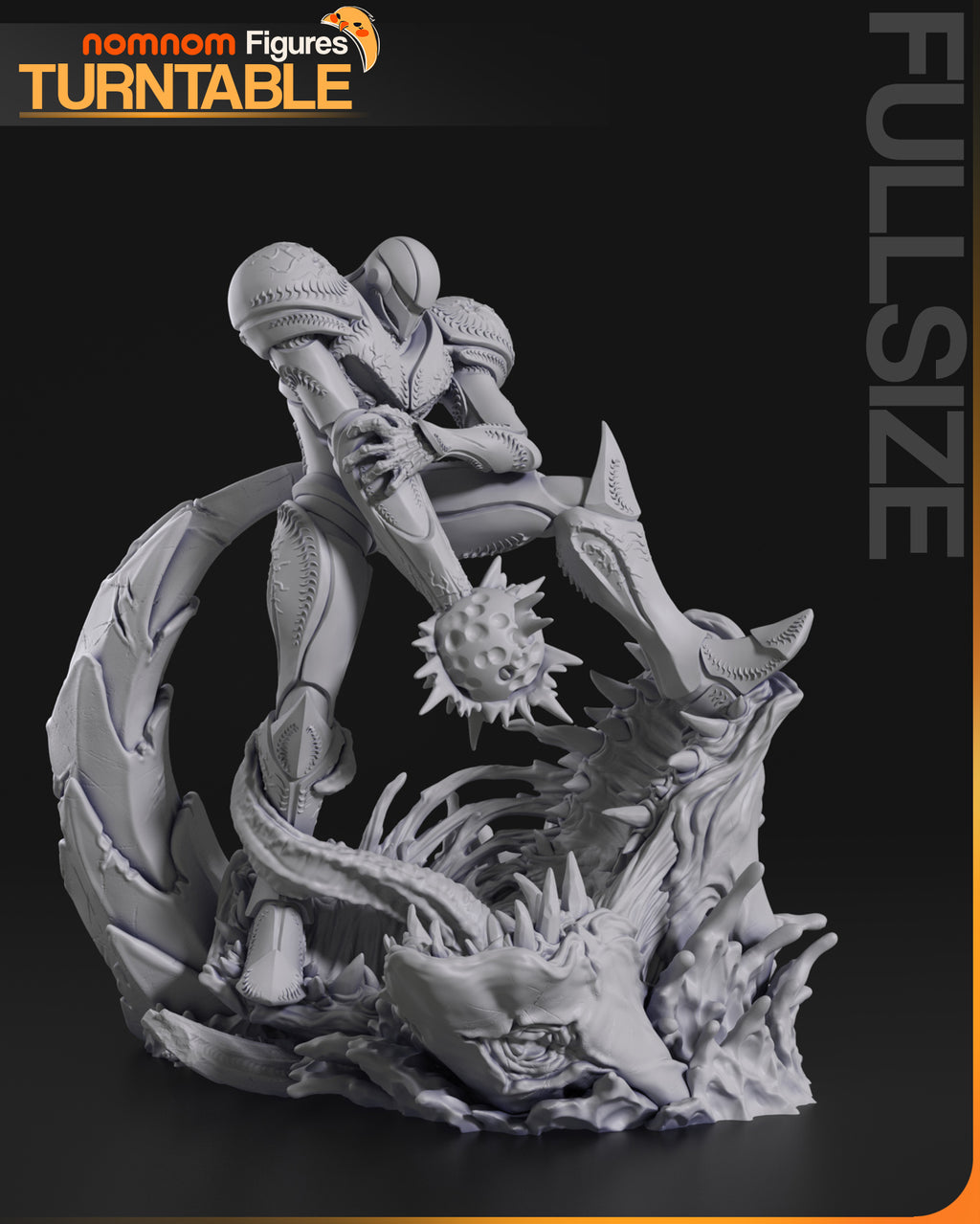 Abyssal Biomech Slayer | 1/10 Unpainted Resin Kit Model