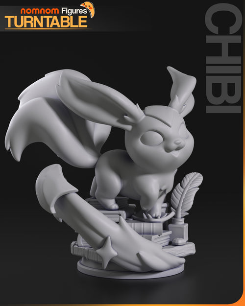 Aether Fluff Sage | Chibi 85mm Unpainted Resin Kit Model