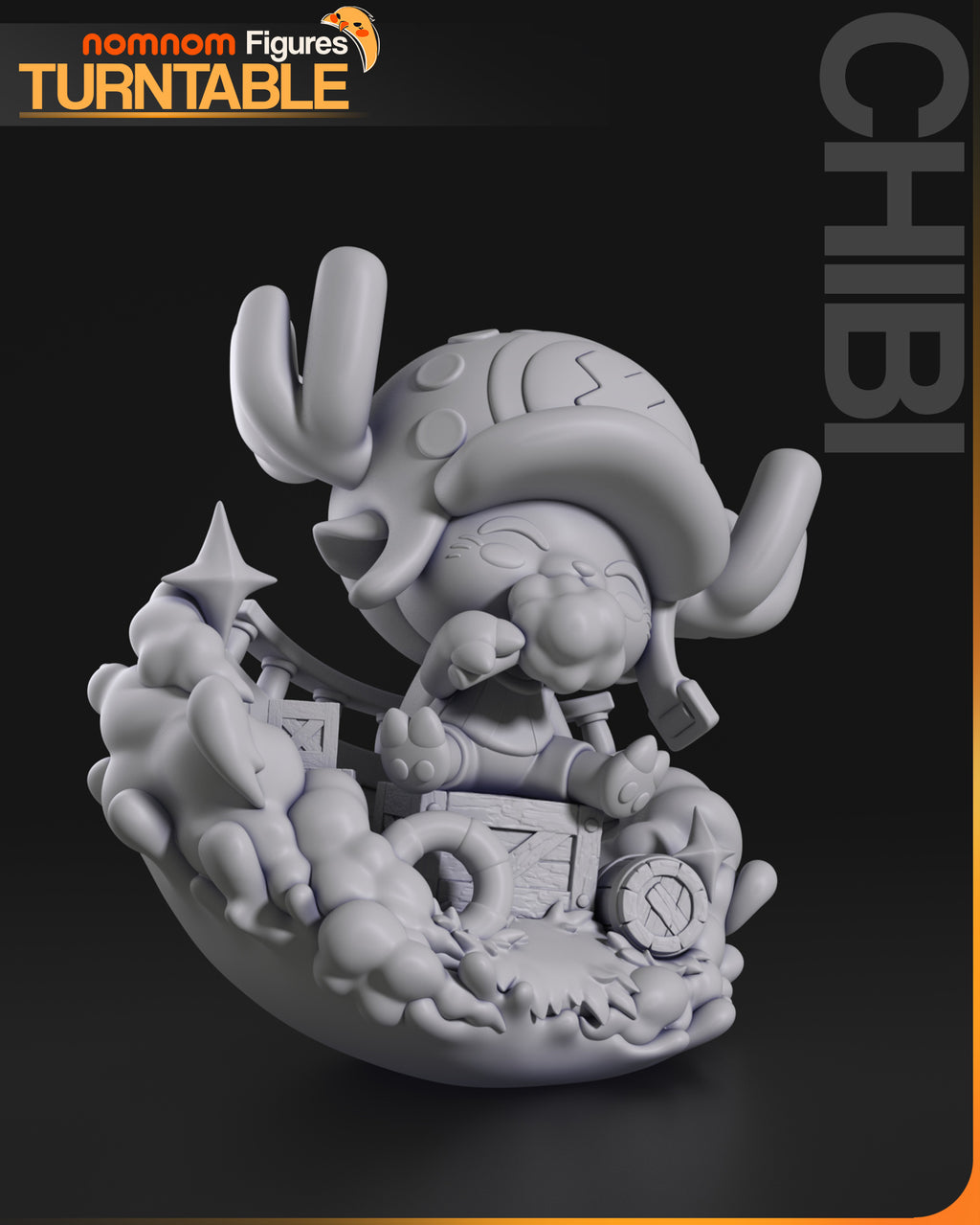 Cottoncloud Reindeer Healer | Chibi Unpainted Resin Kit Model