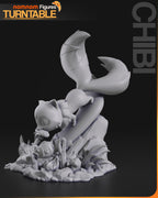 Aetherfox River Warden | Chibi Unpainted Resin Kit Model