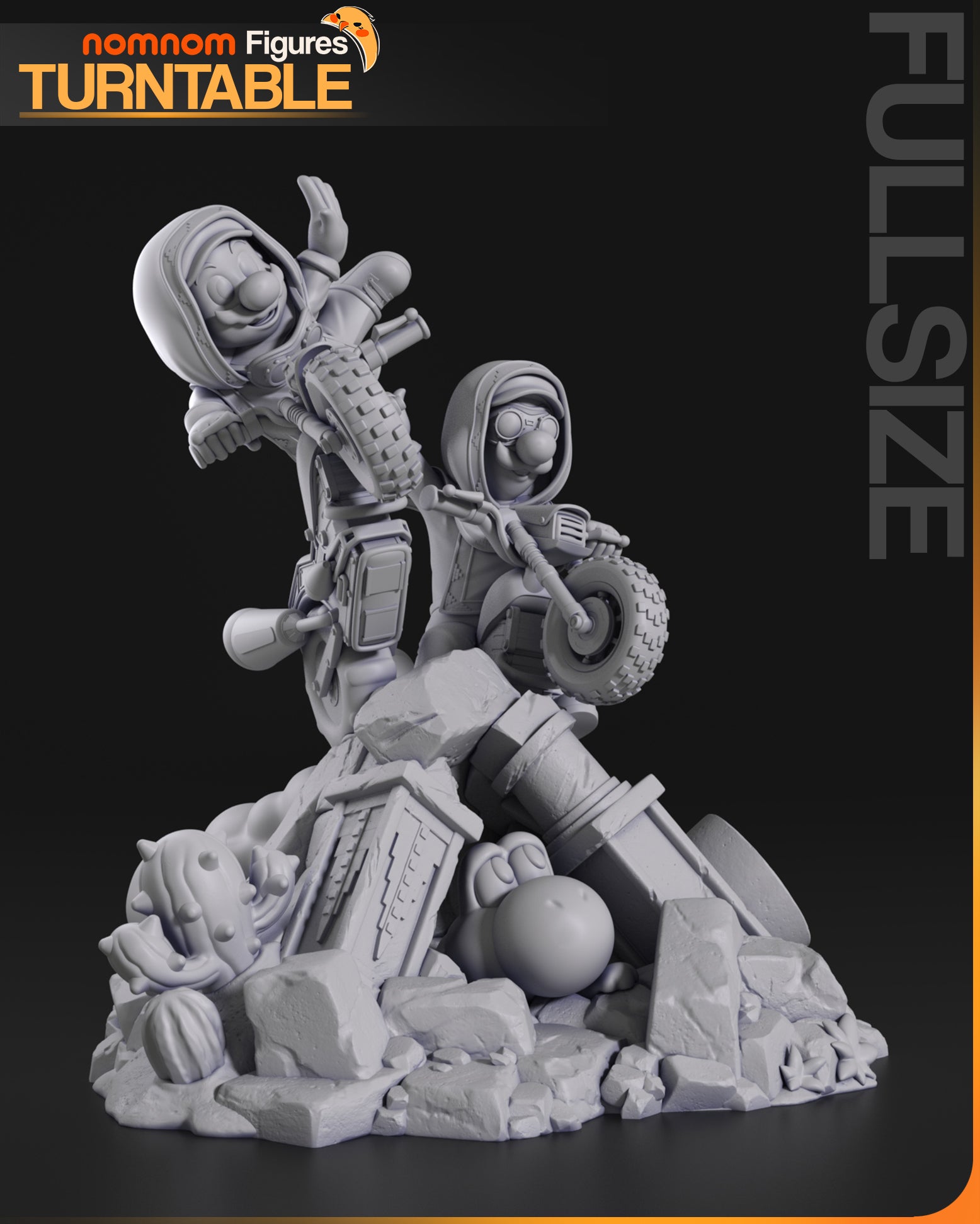Astro Nomad Duo | 1/10 Unpainted Resin Kit Model
