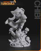 Aether Claw Brawler | Chibi 81mm Unpainted Resin Kit Model