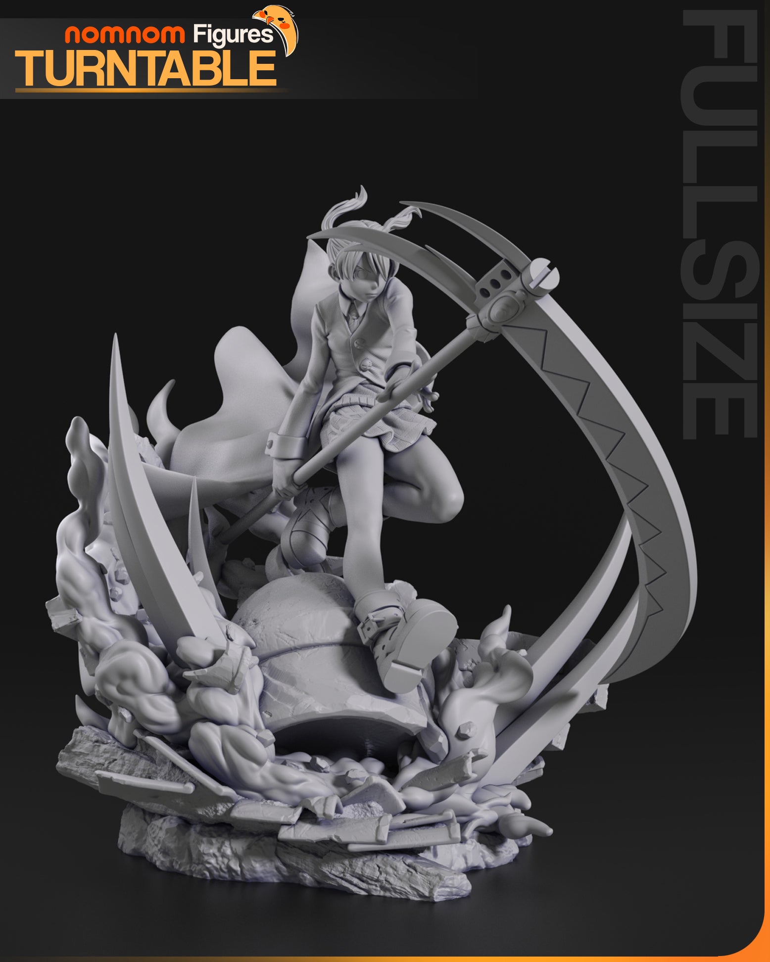 Chaos Scythe Battle Maiden | 1/10 Unpainted Resin Kit
