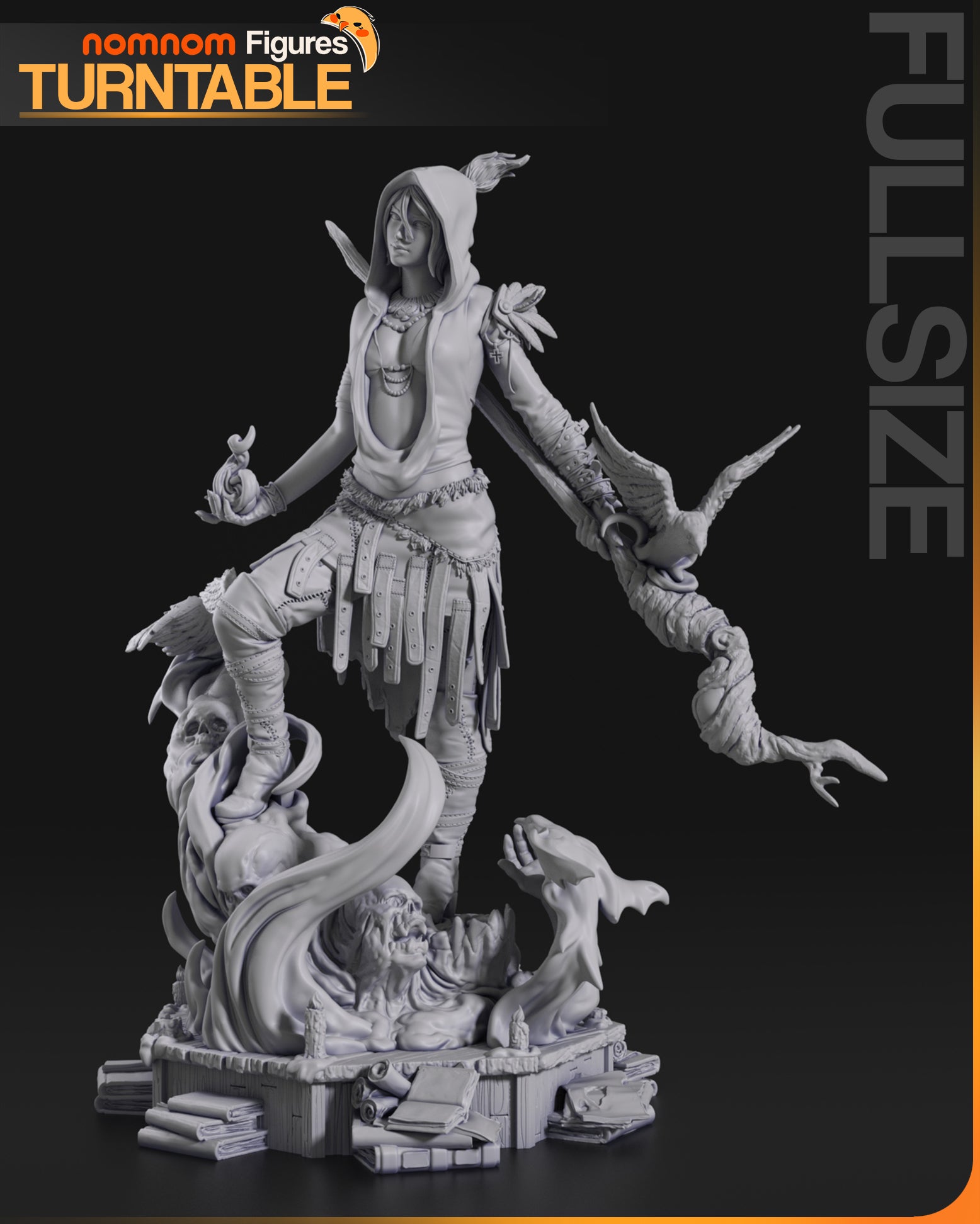 Veilwood Shadow Ranger | 1/10 Unpainted Resin Kit Model
