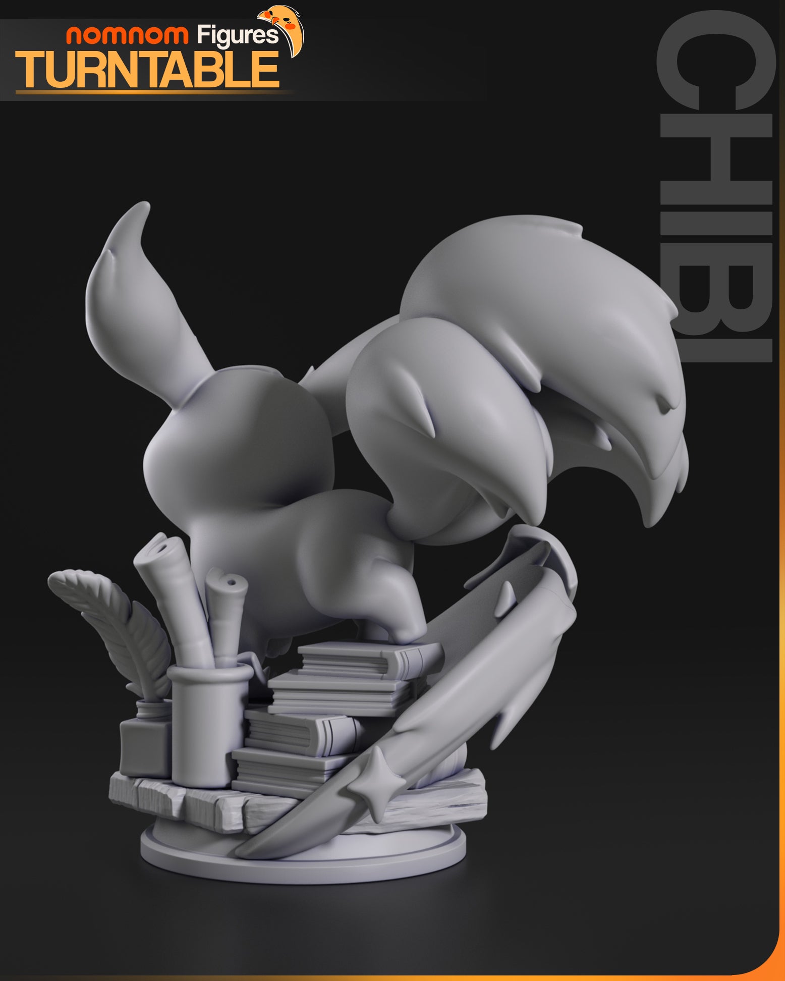Aether Fluff Sage | Chibi 85mm Unpainted Resin Kit Model