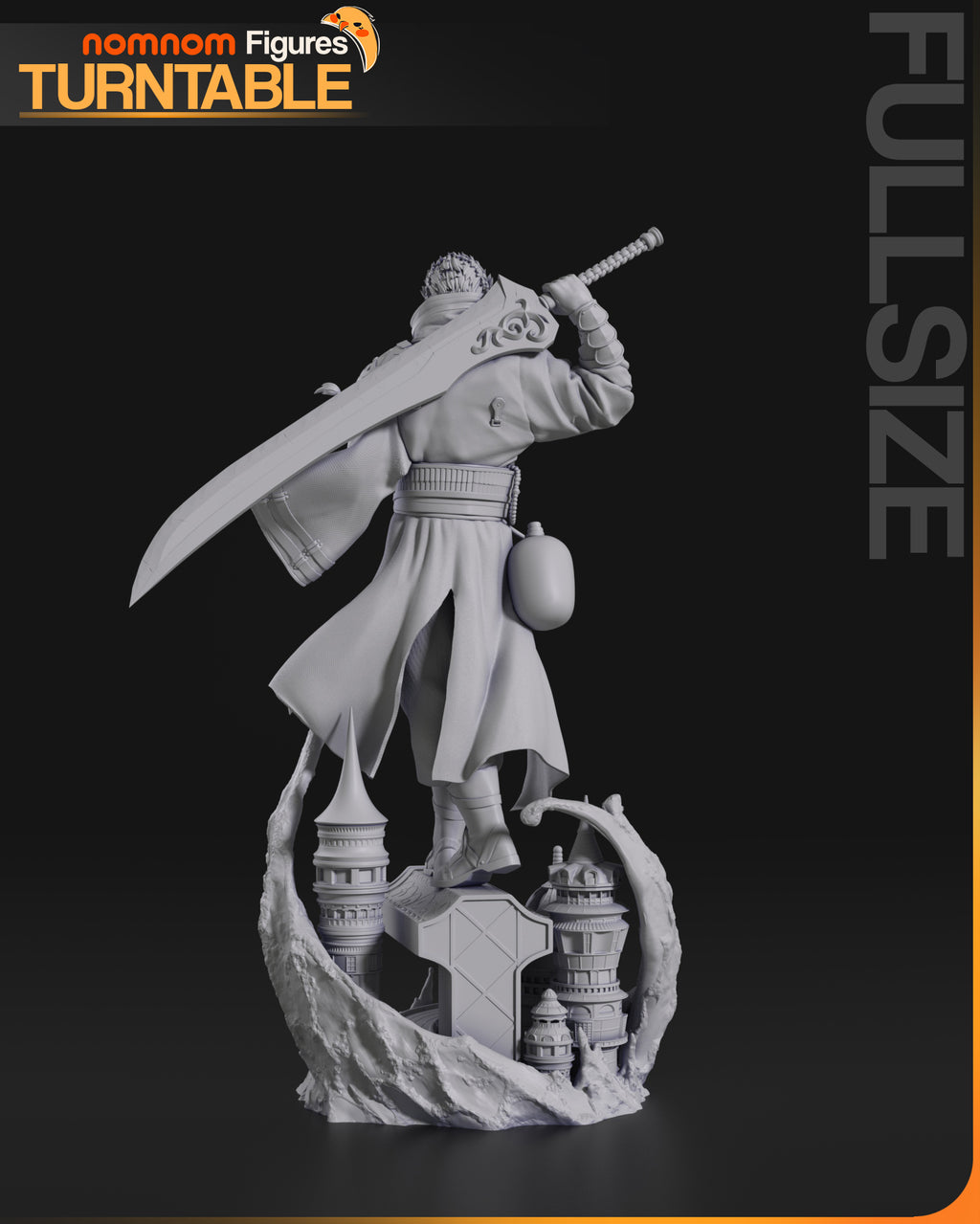Vigilant Ronin Sentinel | 1/10 & Bust Unpainted Resin Kit Model