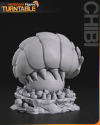 Embercoil Bell Warden | Chibi Unpainted Resin Kit Model