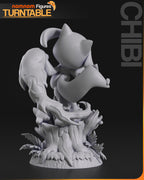 Aether Claw Brawler | Chibi 81mm Unpainted Resin Kit Model