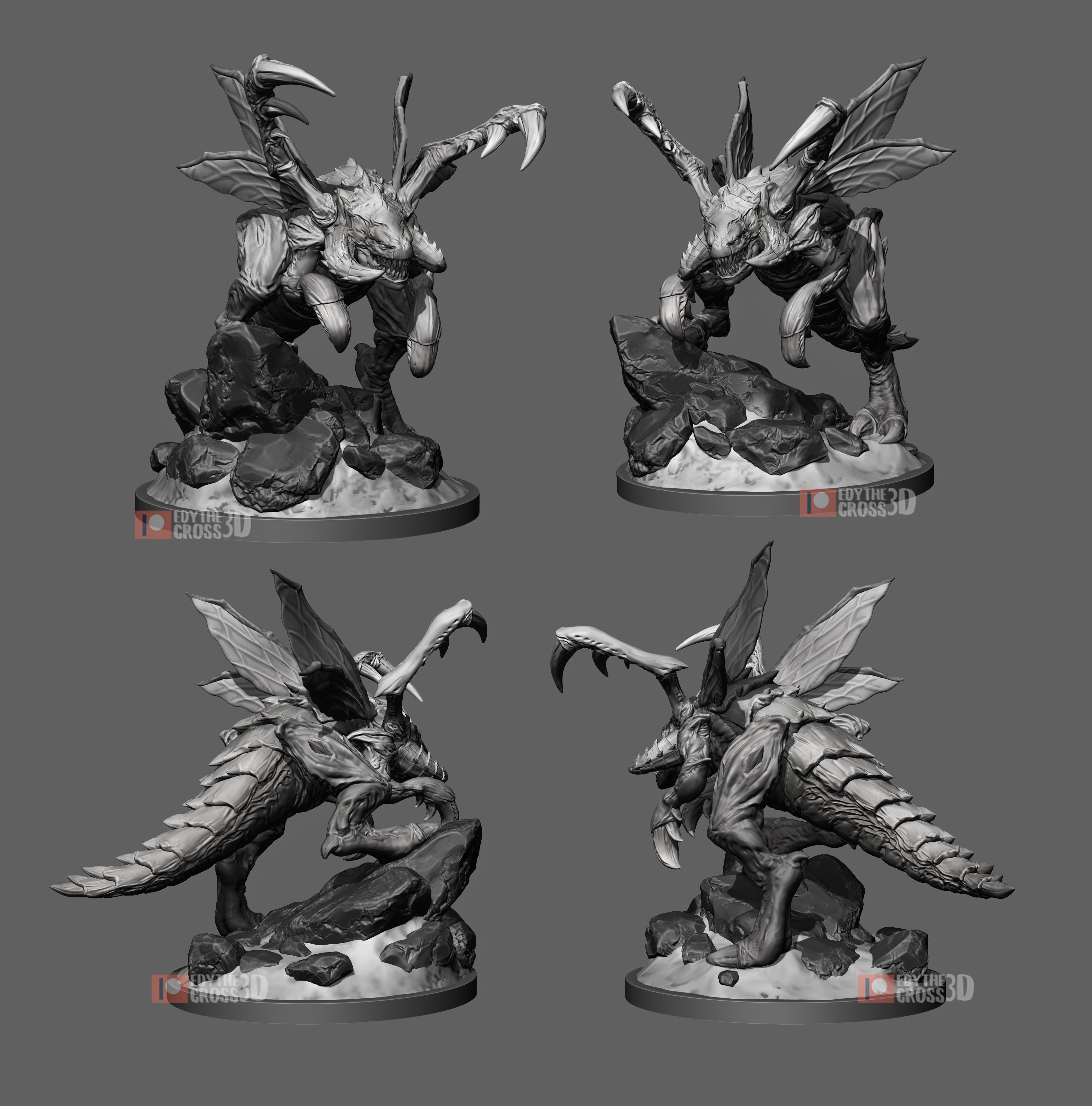 Venomwing Ravager | 1/10 Unpainted Resin Kit Model
