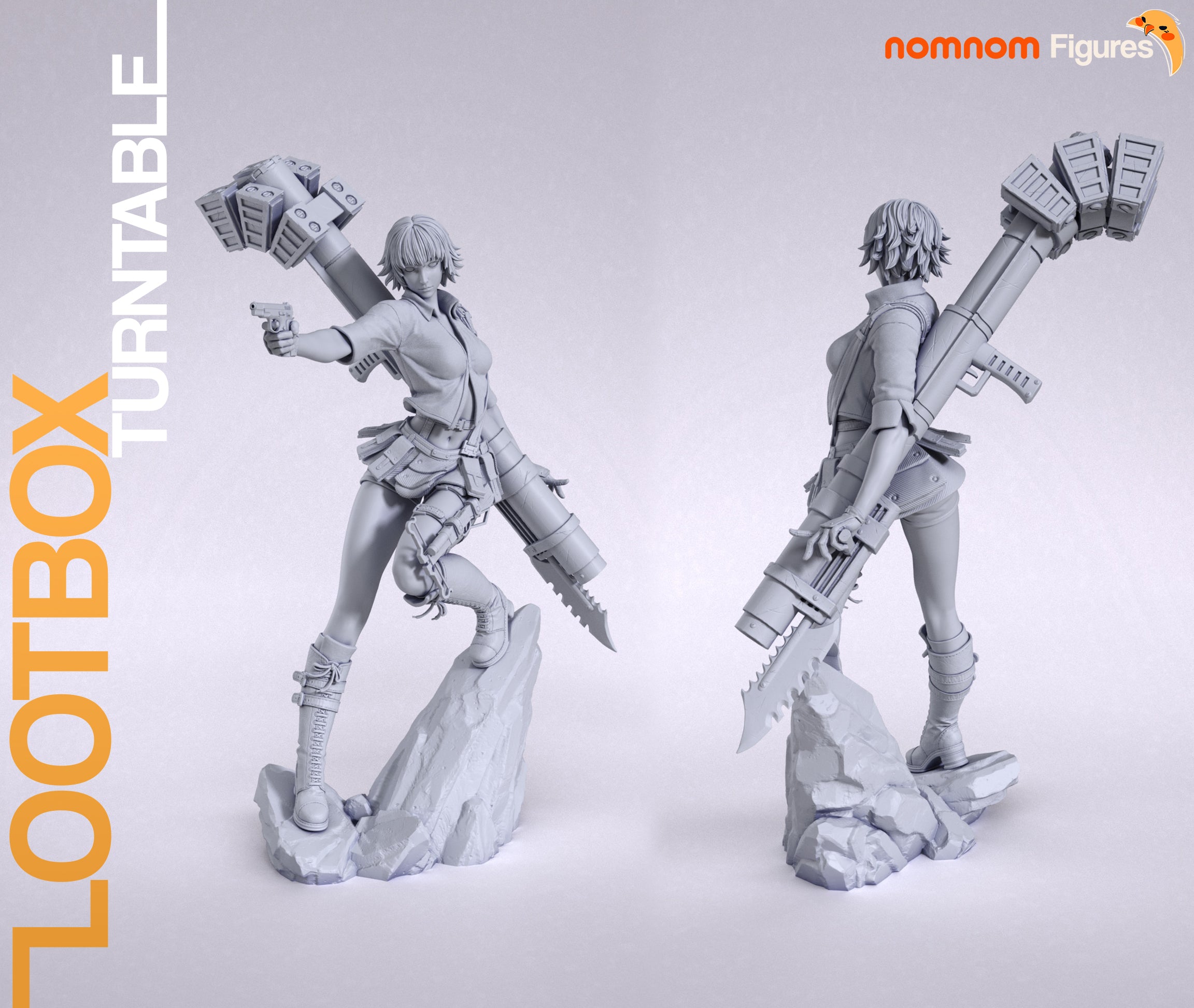 Urban Battle Pinup | 1/10 Unpainted Resin Kit