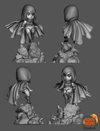 Cloaked Veilwalker | Chibi Unpainted Resin Kit Model