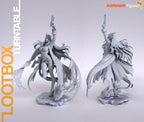 Shadowflame Gunslayer | Chibi Unpainted Resin Kit Model