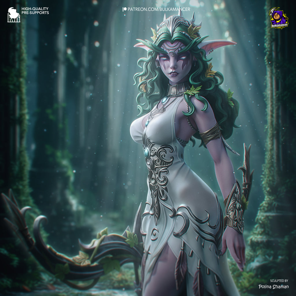 Lunar Veil Oracle | 1/8 Unpainted Resin Kit Model
