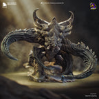 Abyssal Horned Leviathan | 1/8 Unpainted Resin Kit Model