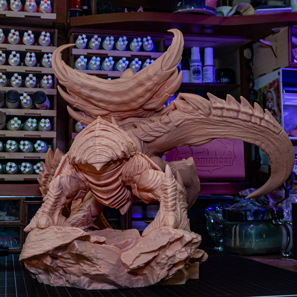 Abyssal Horned Leviathan | 1/8 Unpainted Resin Kit Model
