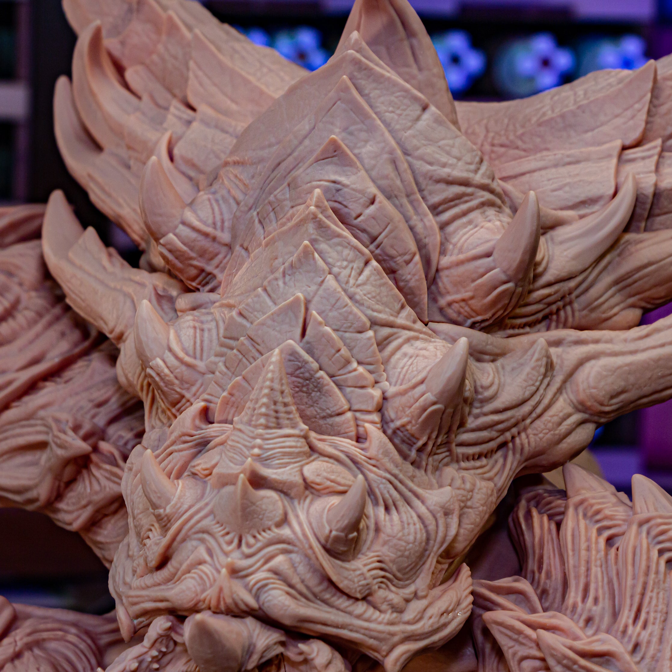 Abyssal Horned Leviathan | 1/8 Unpainted Resin Kit Model