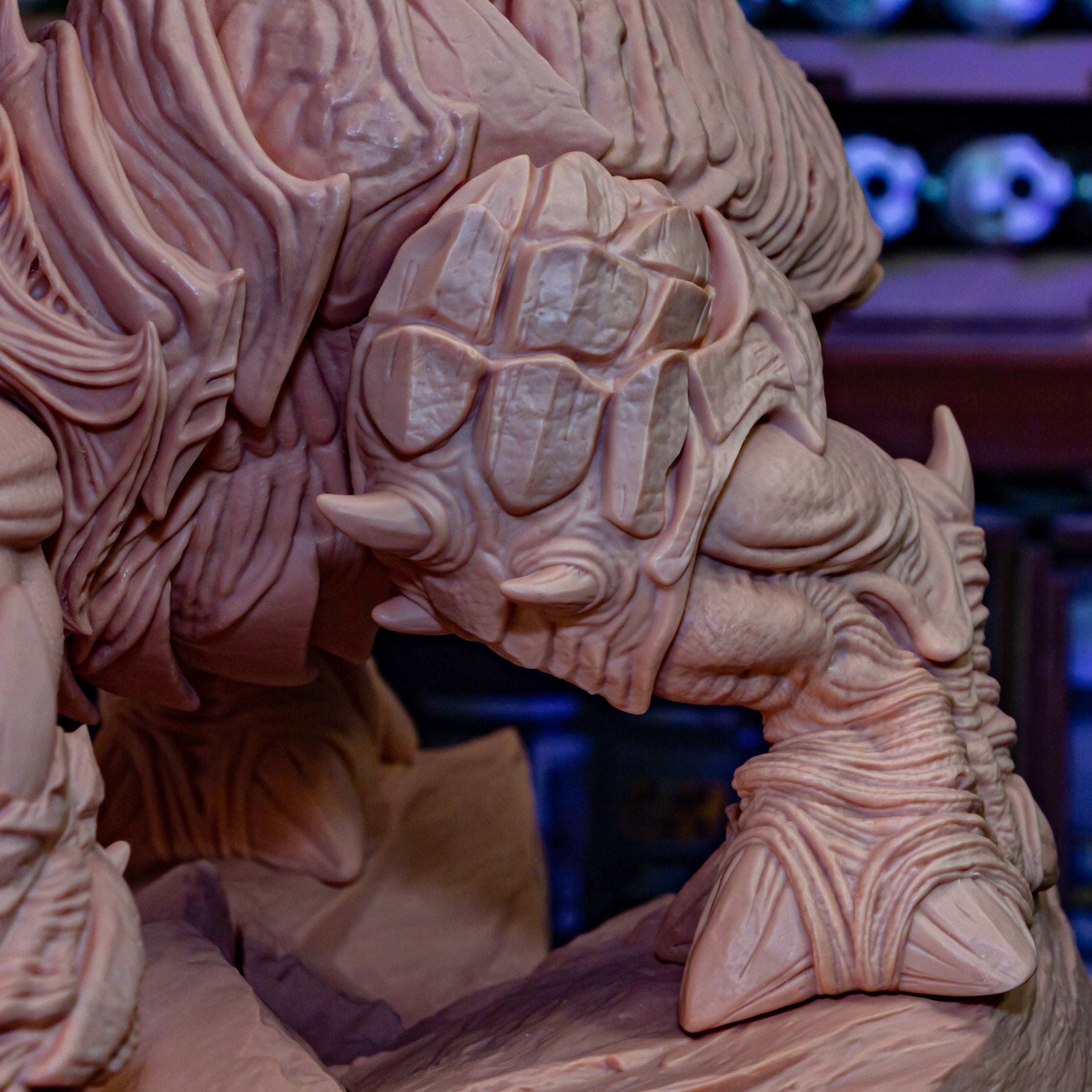 Abyssal Horned Leviathan | 1/8 Unpainted Resin Kit Model