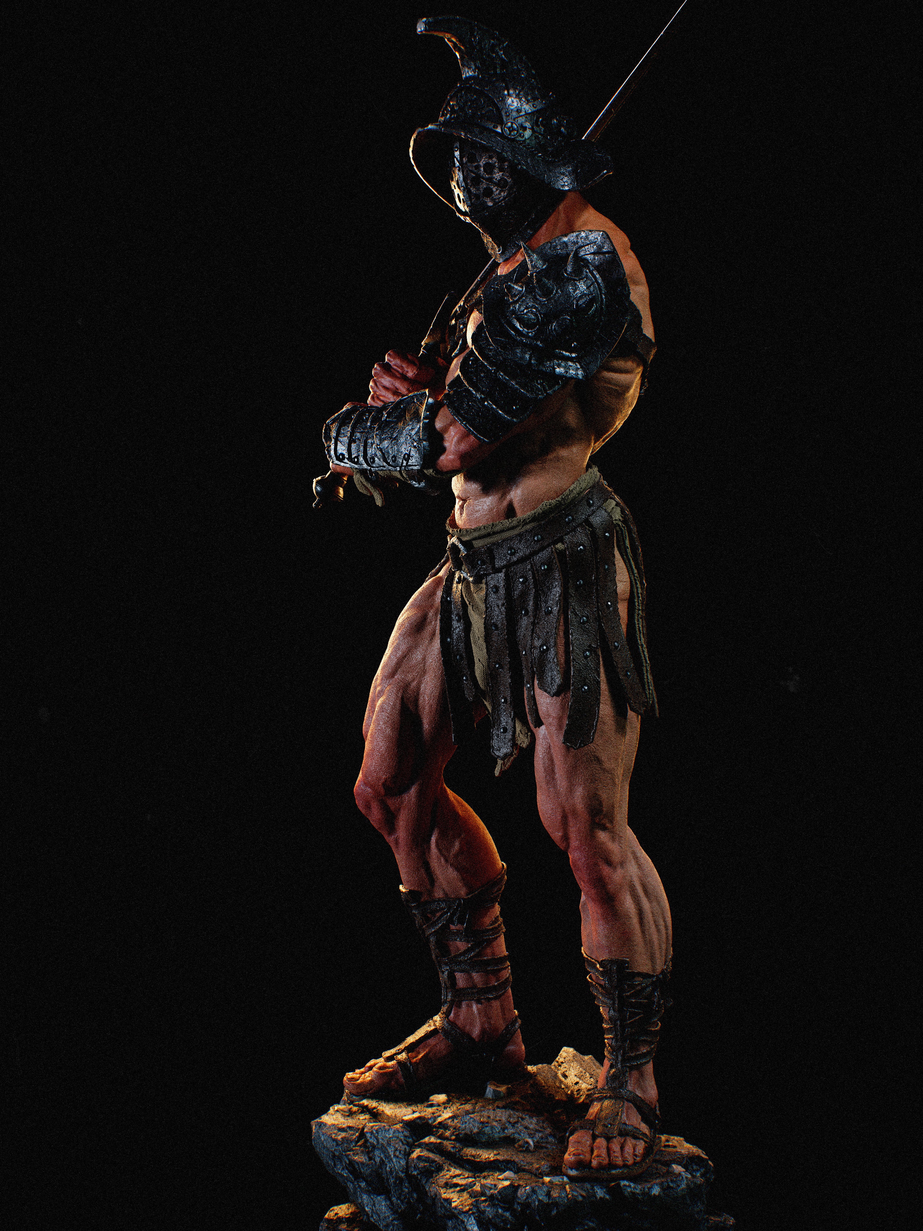 Ironfist Battle Warden | 1/6 Unpainted Resin Kit Model