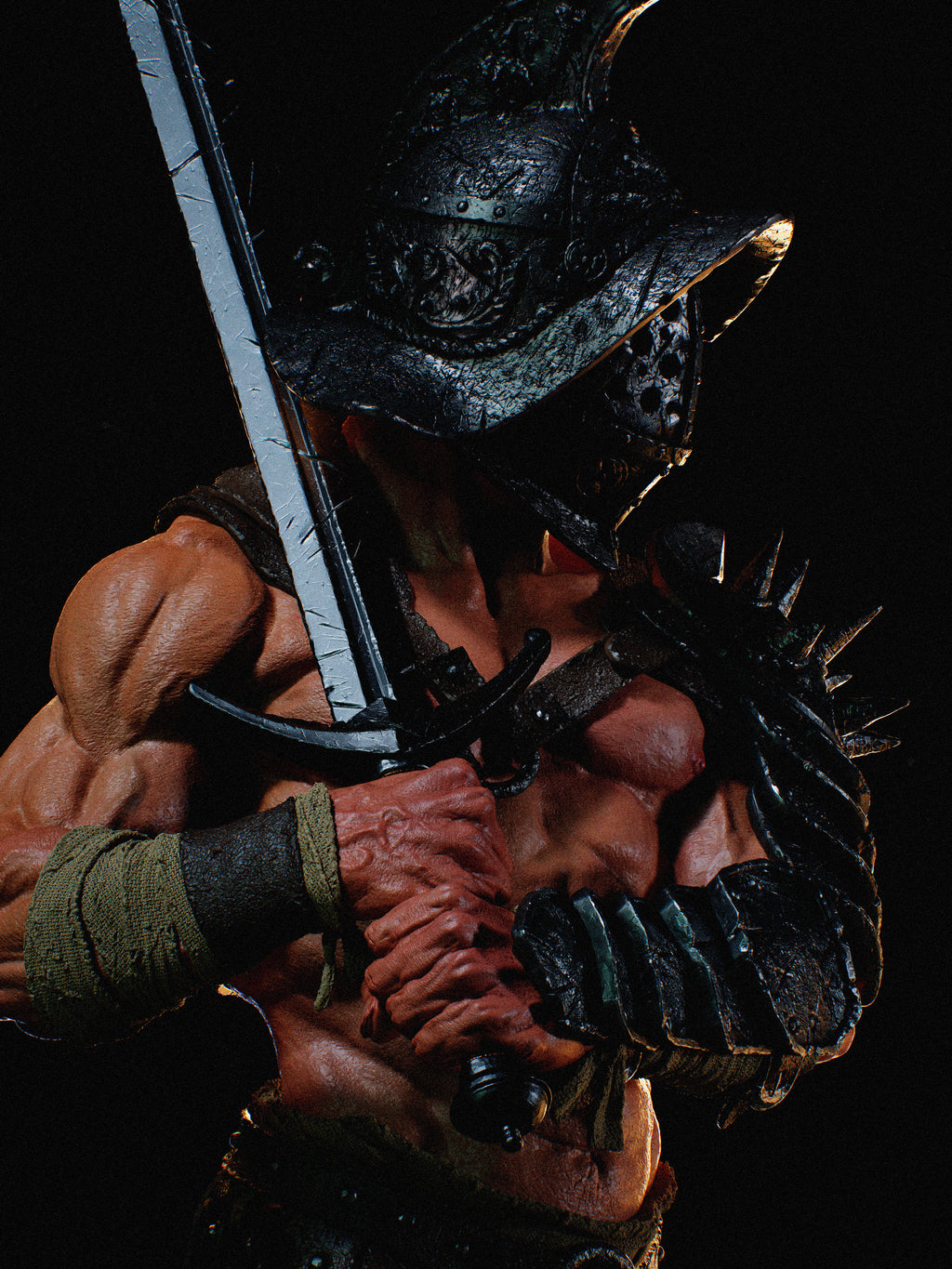Ironfist Battle Warden | 1/6 Unpainted Resin Kit Model