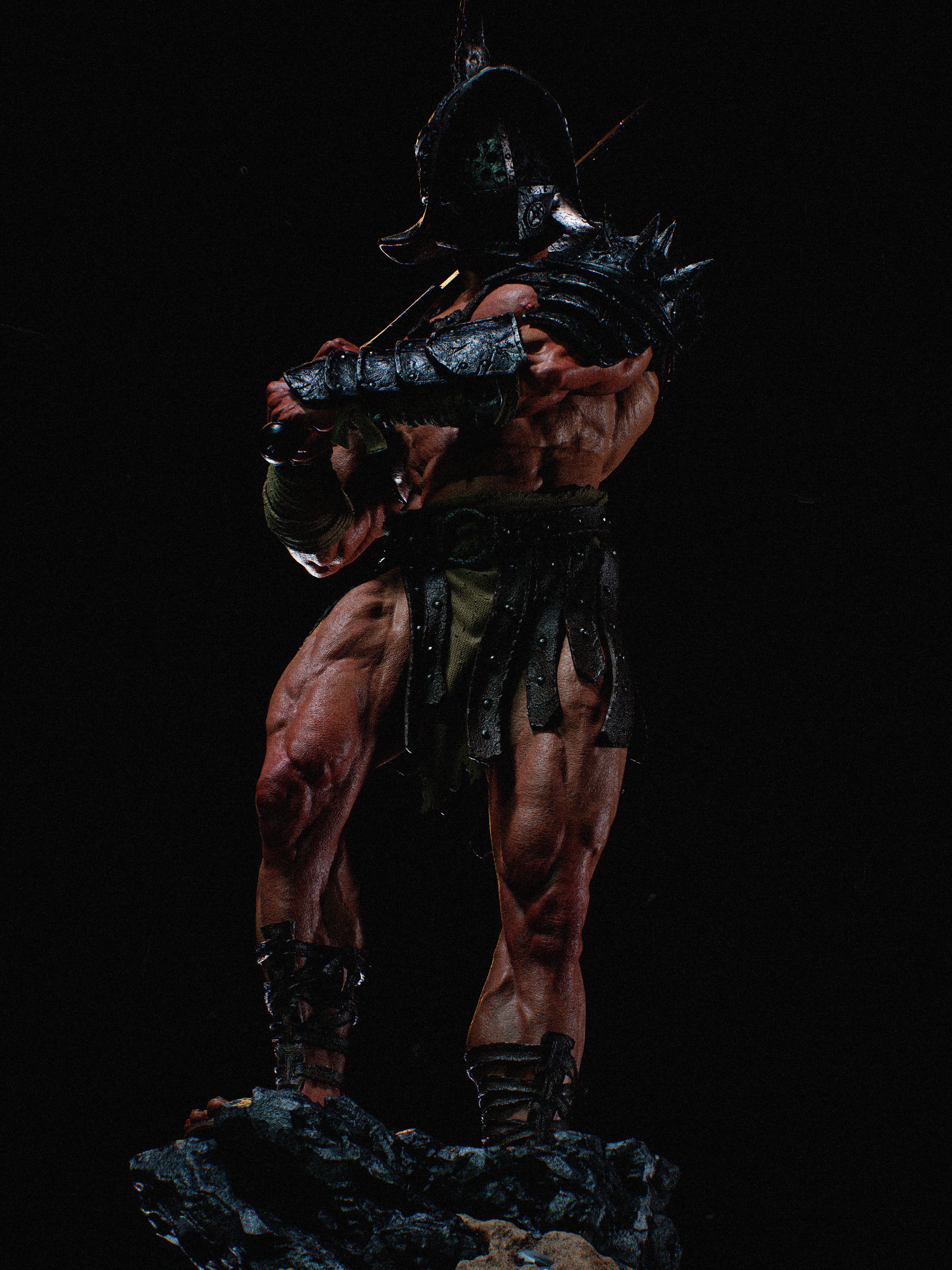 Ironfist Battle Warden | 1/6 Unpainted Resin Kit Model