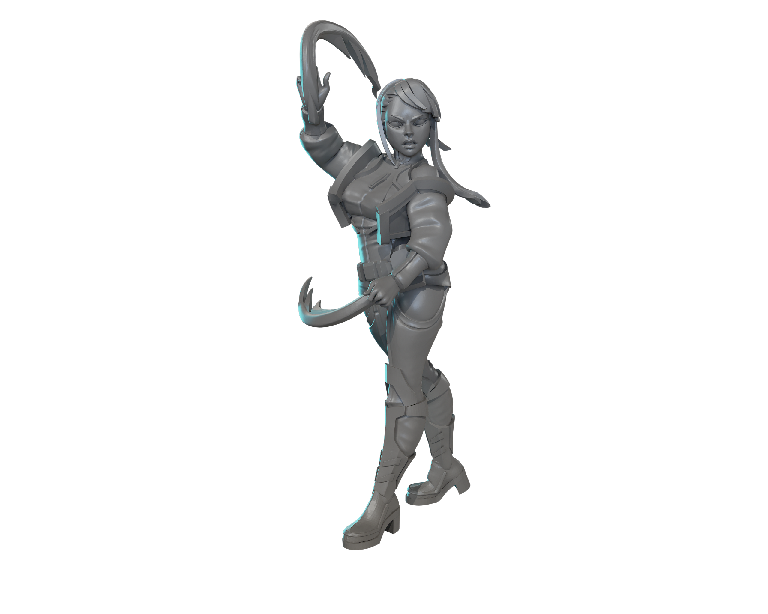 Voidscythe Shadow Warden | 32mm & 75mm Unpainted Resin Kit Model