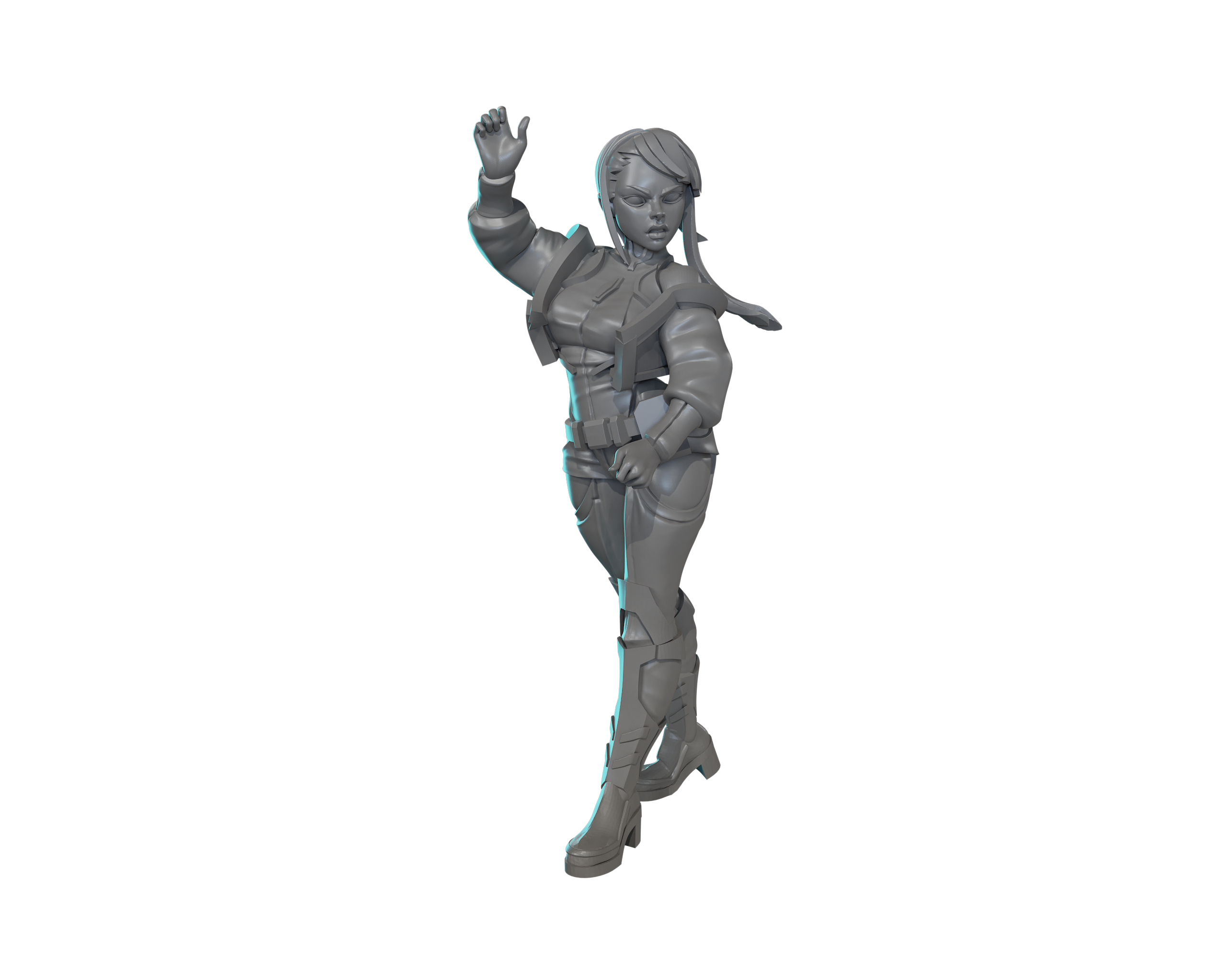 Voidscythe Shadow Warden | 32mm & 75mm Unpainted Resin Kit Model