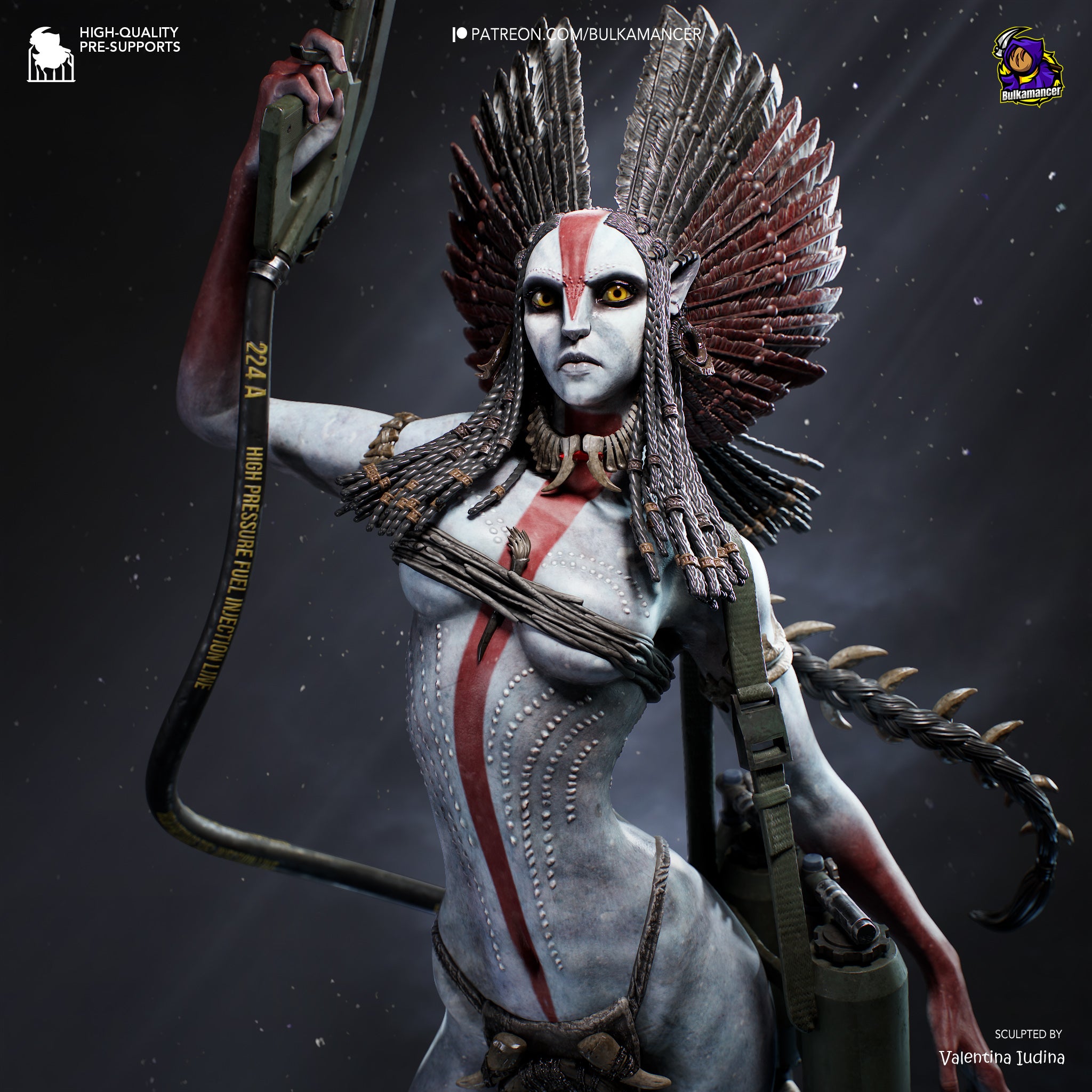 Eclipse Bone Huntress | 1/8 Unpainted Resin Kit Model