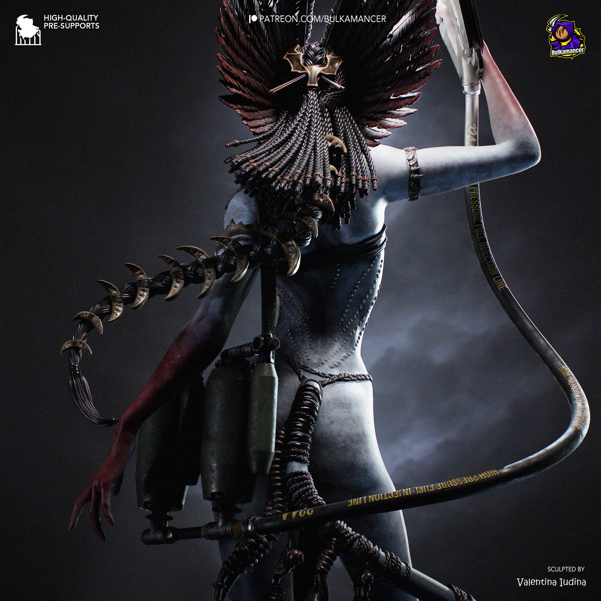 Eclipse Bone Huntress | 1/8 Unpainted Resin Kit Model