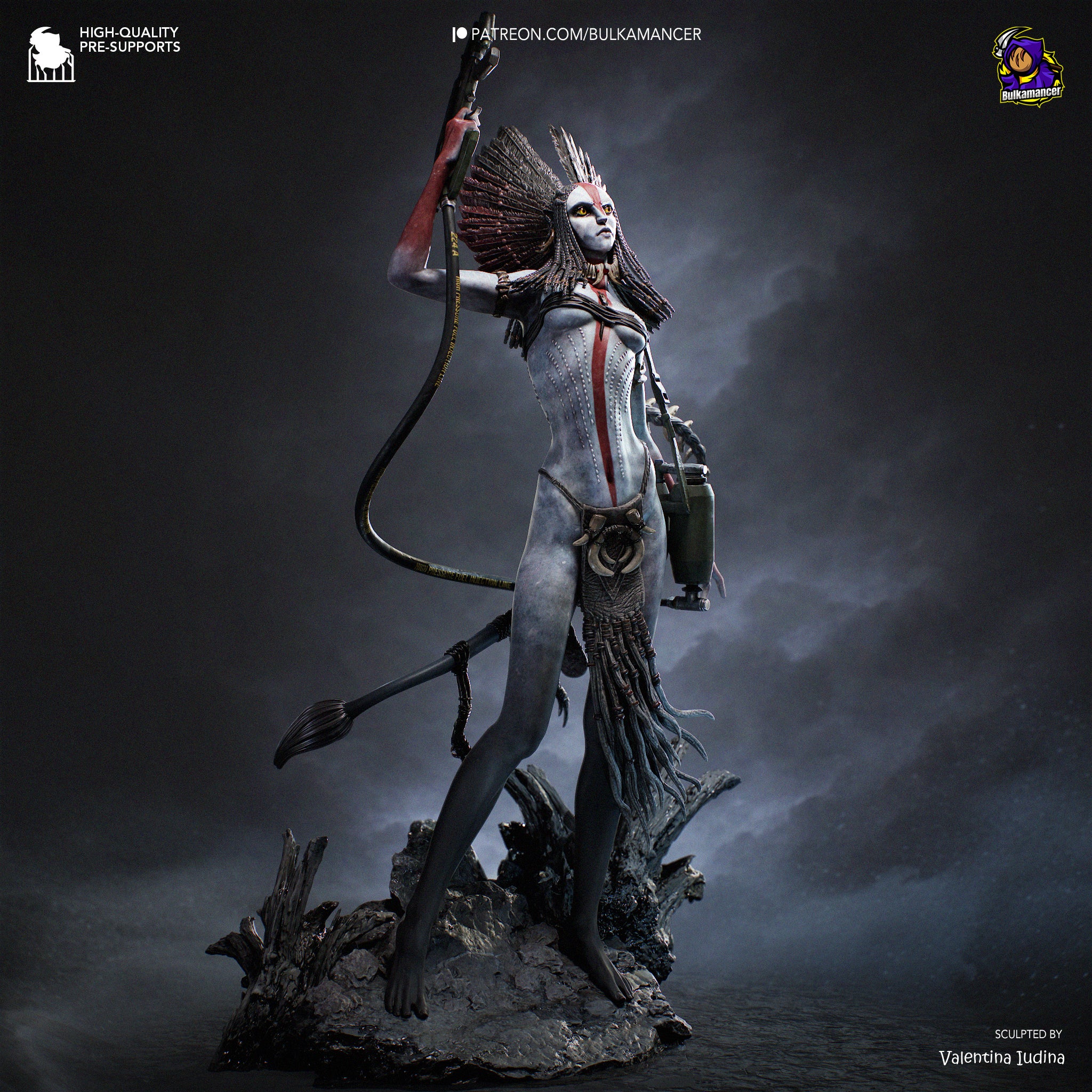 Eclipse Bone Huntress | 1/8 Unpainted Resin Kit Model