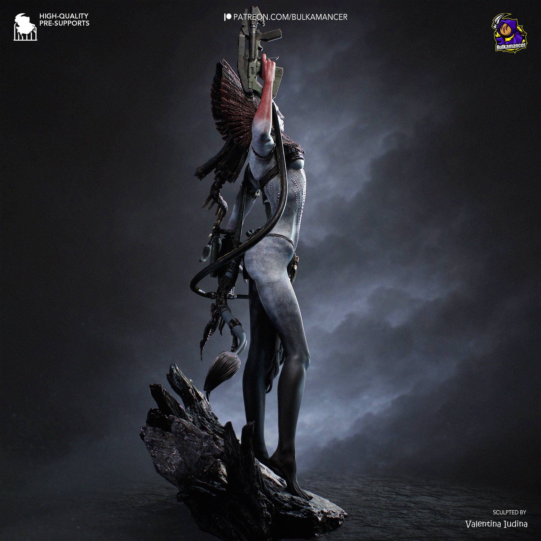 Eclipse Bone Huntress | 1/8 Unpainted Resin Kit Model