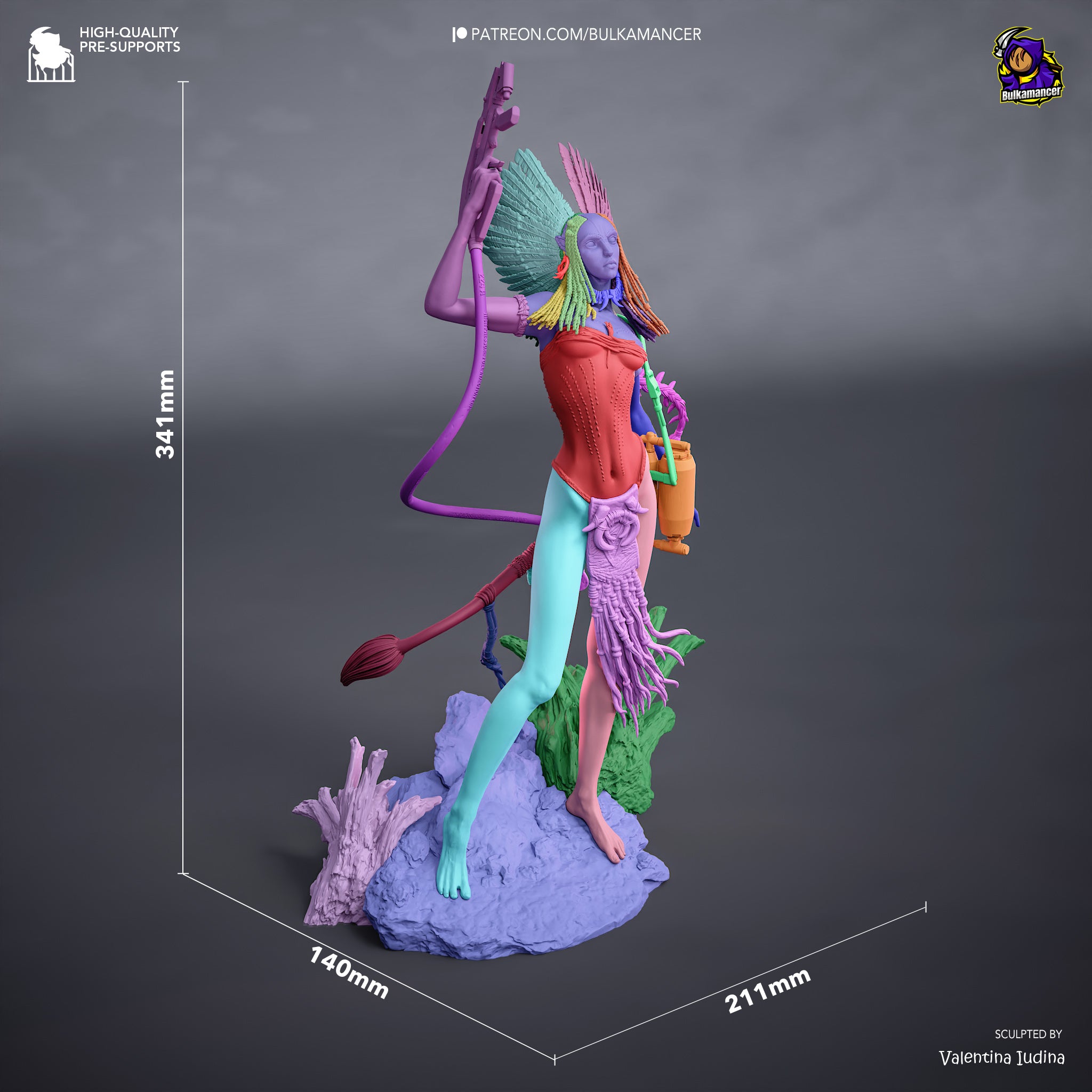 Eclipse Bone Huntress | 1/8 Unpainted Resin Kit Model
