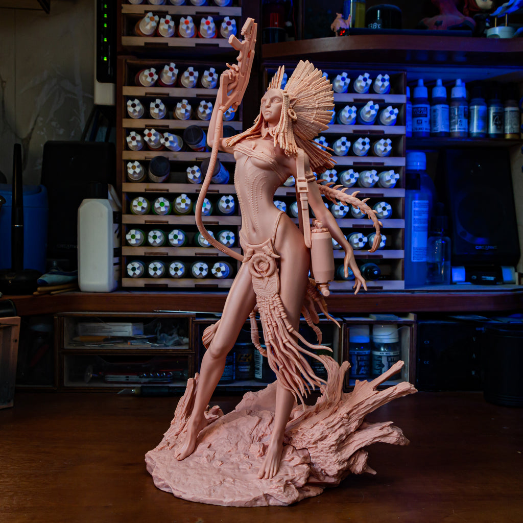 Eclipse Bone Huntress | 1/8 Unpainted Resin Kit Model
