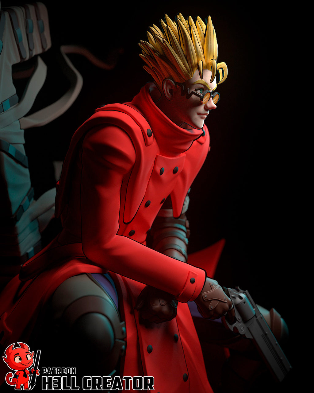 Crimson Cross Wasteland Sentinel | 1/10 Unpainted Resin Kit Model