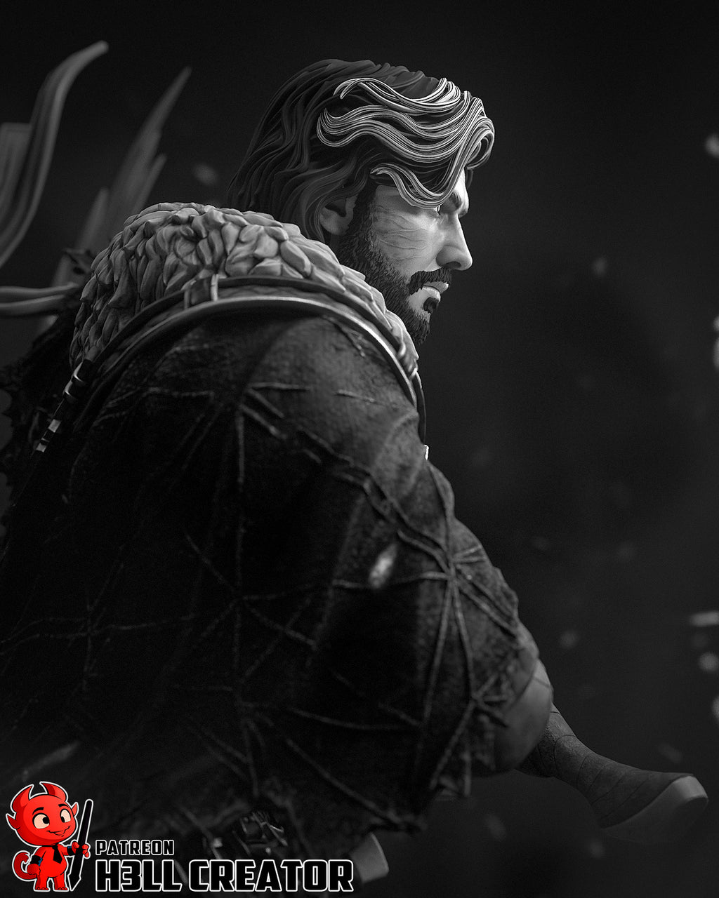 Eclipse Fury Warden | 1/10 Unpainted Resin Kit Model
