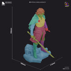 Ebony Veil Duelist | 1/8 Unpainted Resin Kit Model