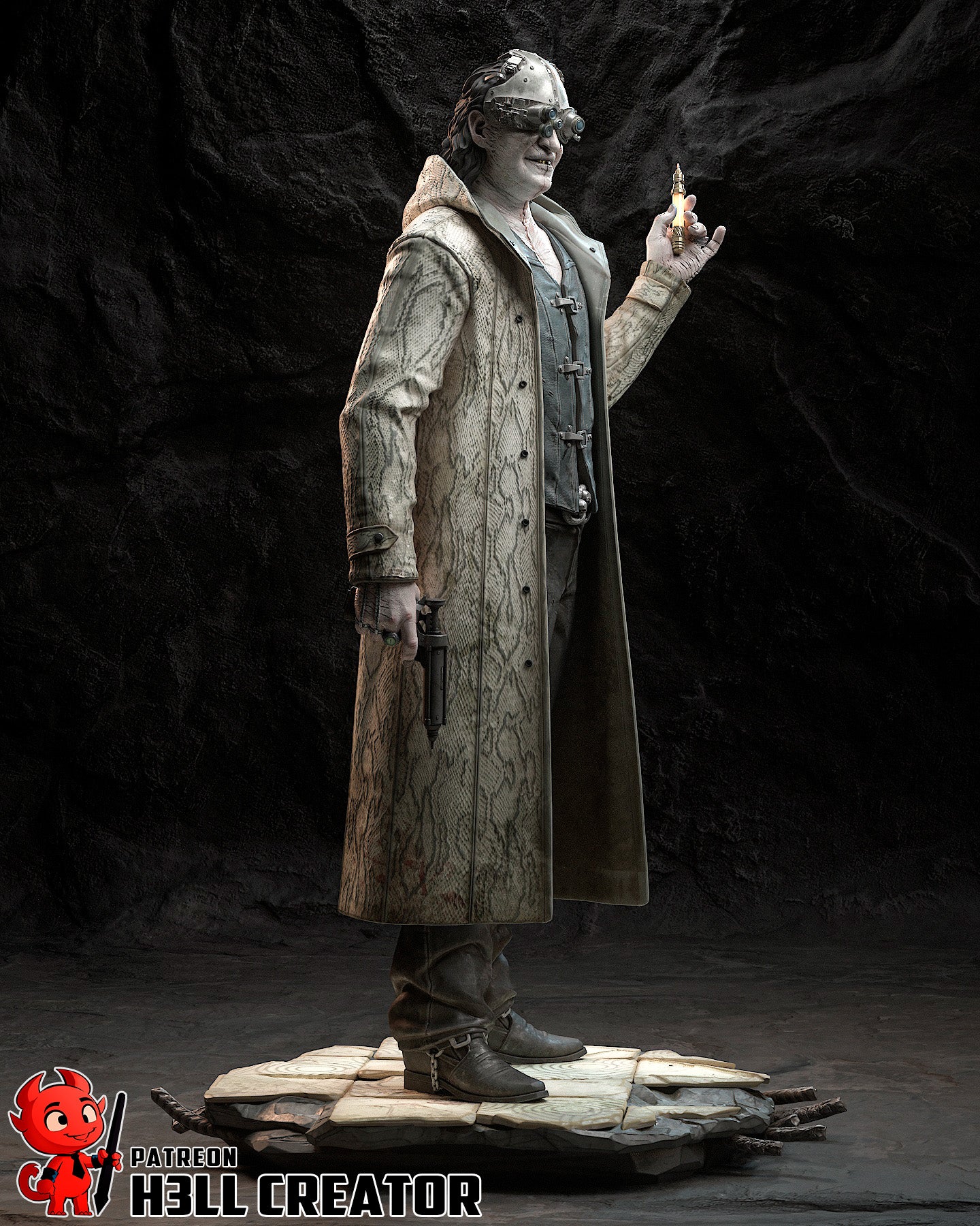 Gloomforge Artificer | 1/10 Unpainted Resin Kit Model