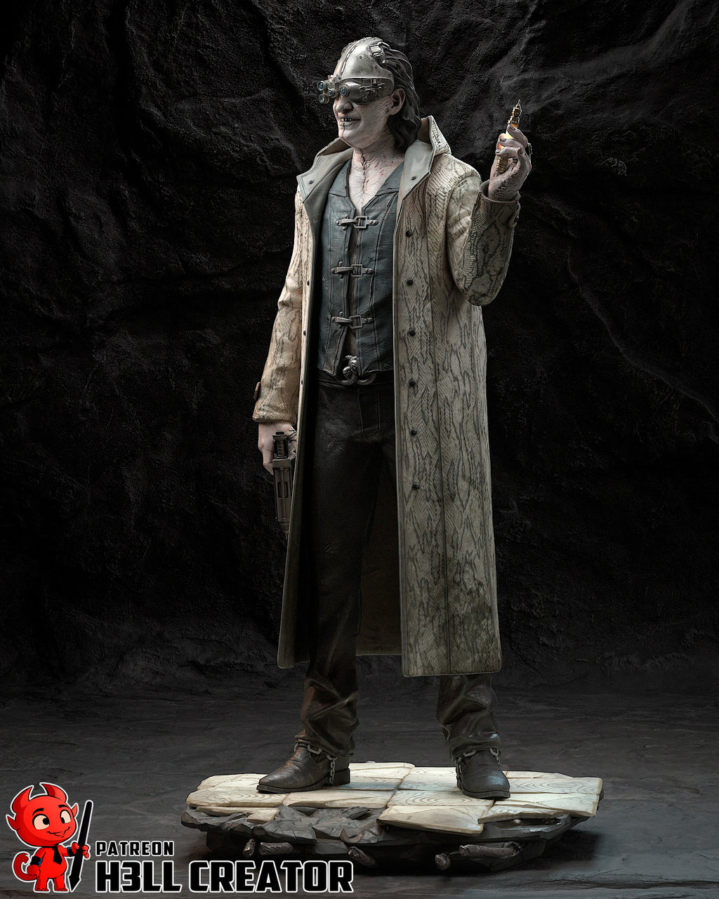 Gloomforge Artificer | 1/10 Unpainted Resin Kit Model