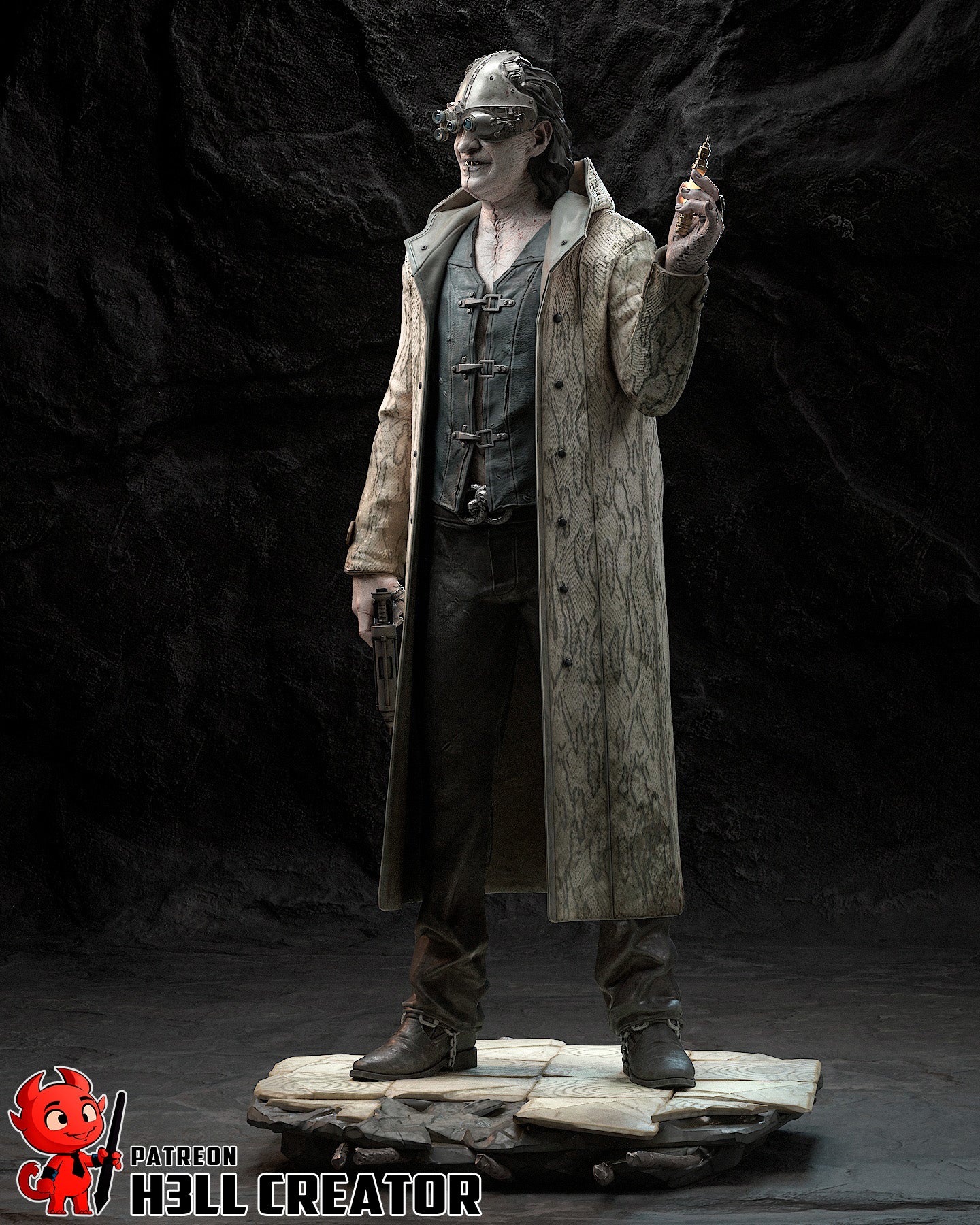 Gloomforge Artificer | 1/10 Unpainted Resin Kit Model