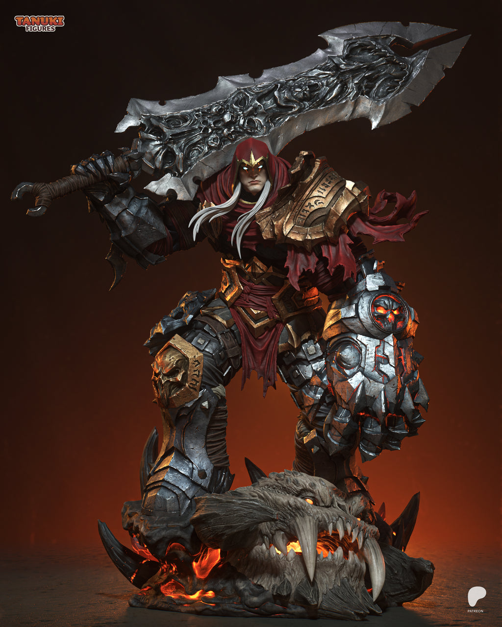 Crimson Void Conqueror | 1/6 Unpainted Resin Kit Model