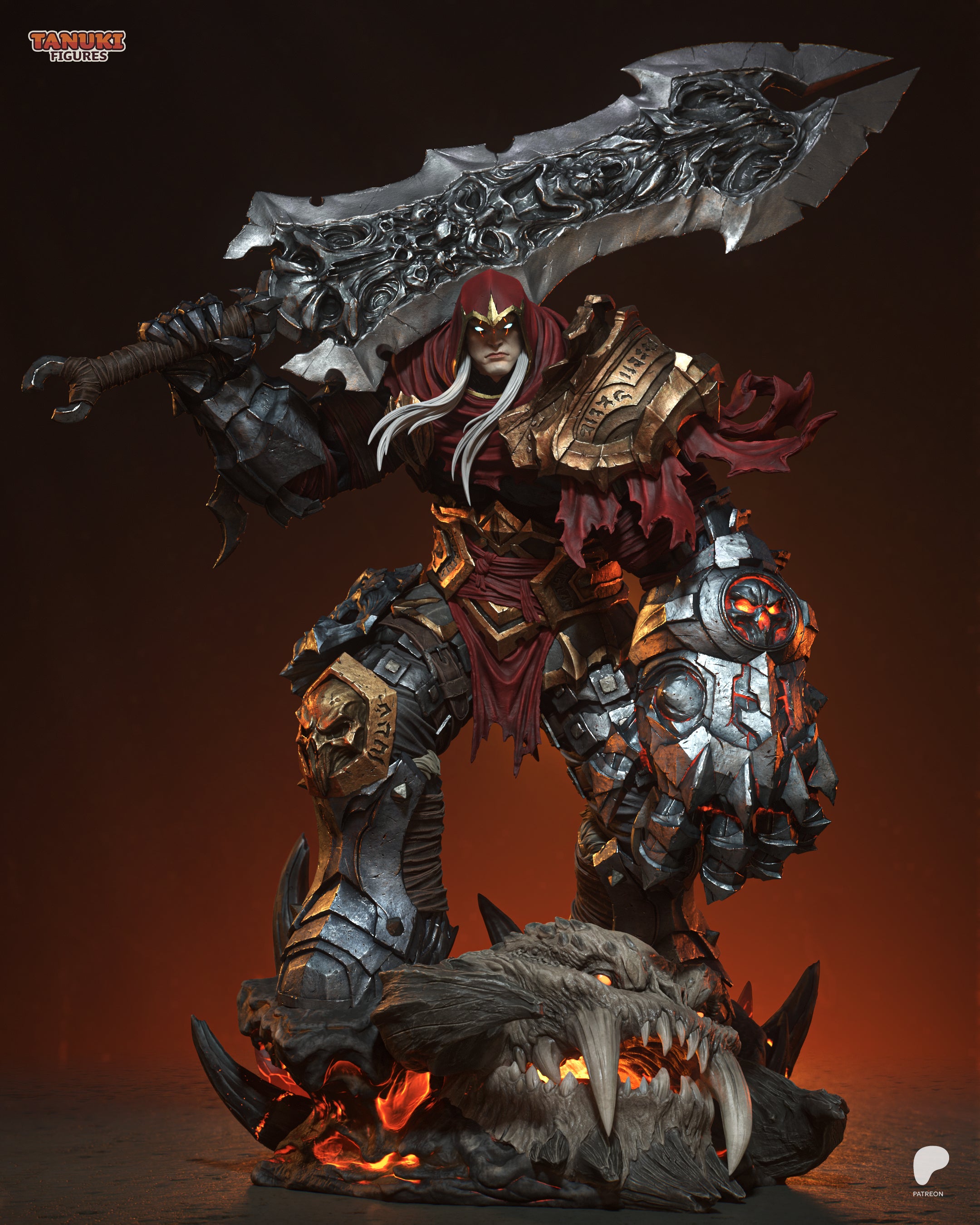 Crimson Void Conqueror | 1/6 Unpainted Resin Kit Model