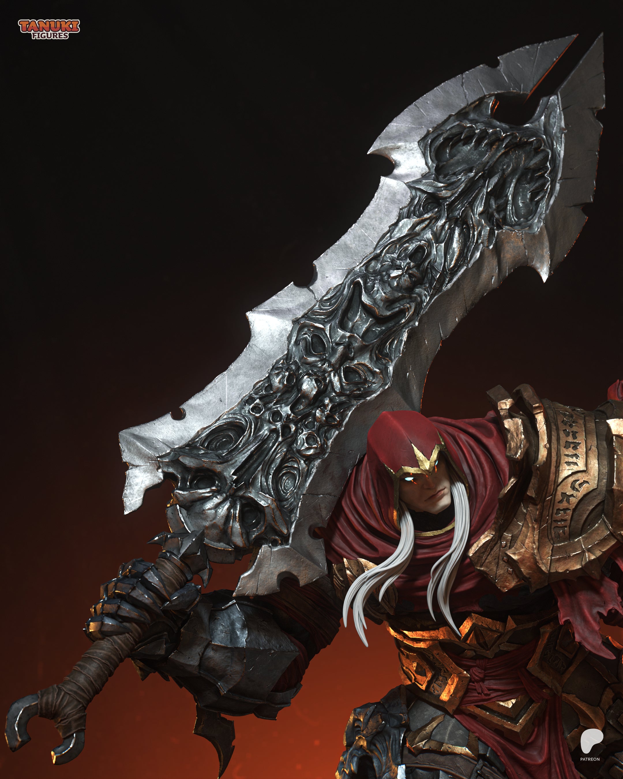 Crimson Void Conqueror | 1/6 Unpainted Resin Kit Model