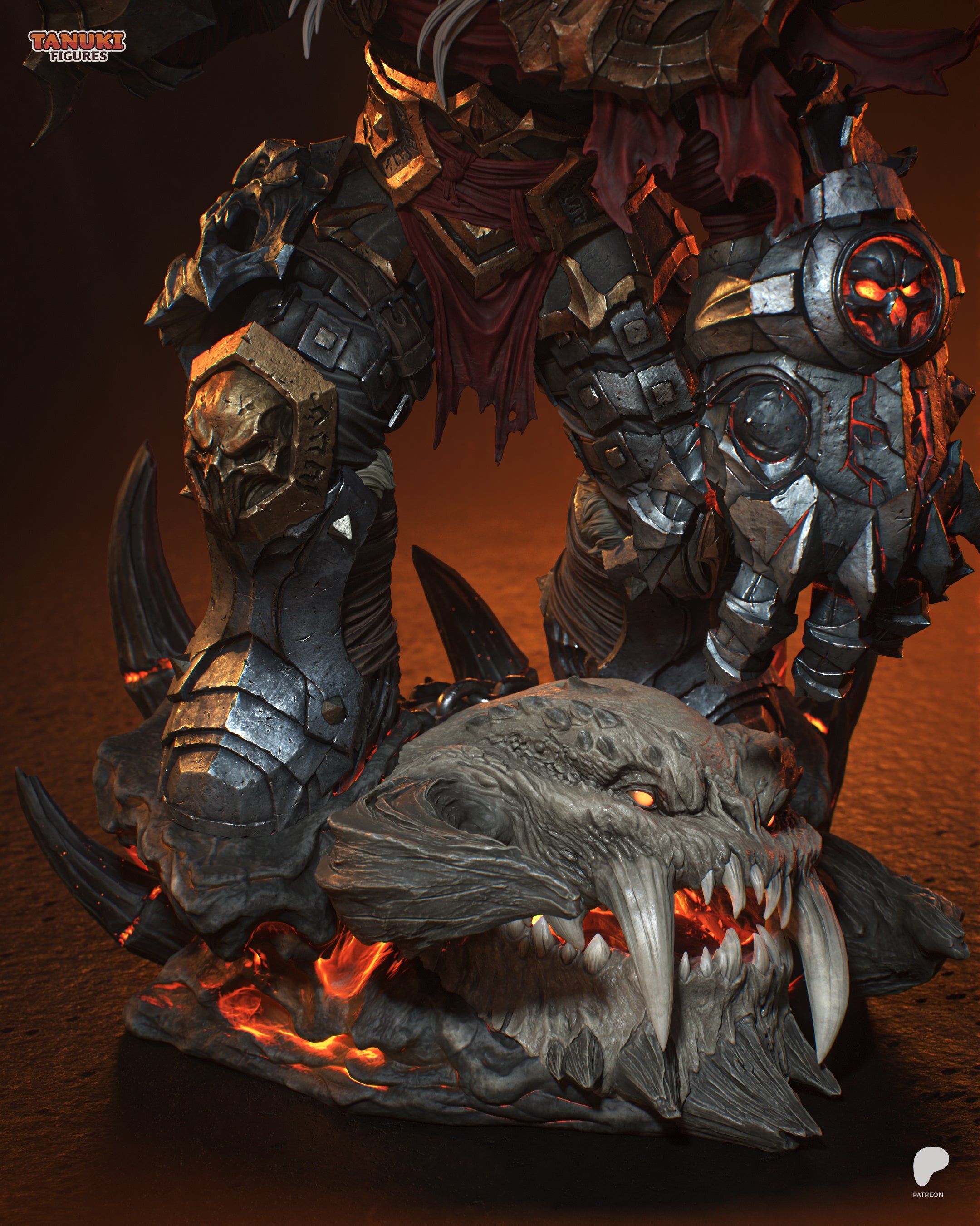 Crimson Void Conqueror | 1/6 Unpainted Resin Kit Model