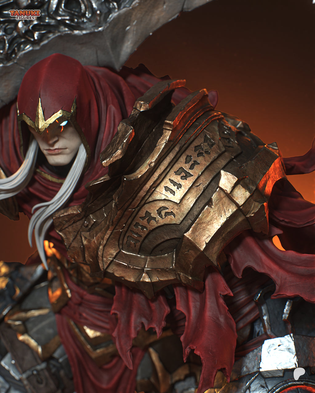Crimson Void Conqueror | 1/6 Unpainted Resin Kit Model