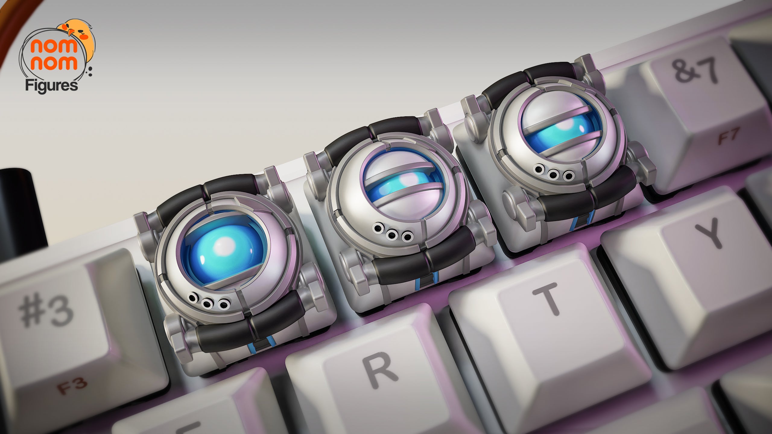 Luminary Core Sentinel | Keyboard Keycap Unpainted Resin Kit Model